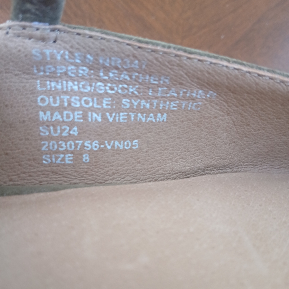 Madewell Olive Suede Mary Jane Flats - Picture 7 of 12